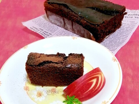 共立てガトーショコラ♥アイス活用&トースター焼♪